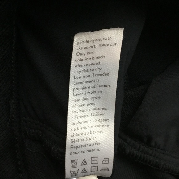 Spanx Twill Fabric Stretch Leggings Black - Picture 9 of 11